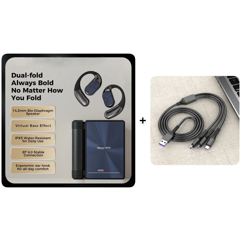 Limited-Time Sale ✨ Wireless Noise-Canceling Bluetooth 6.0 Earbuds 🥤, 145-Hour Ultra-Long Battery Life 🥳, IPX5 Waterproof Sports Earphones 🚲