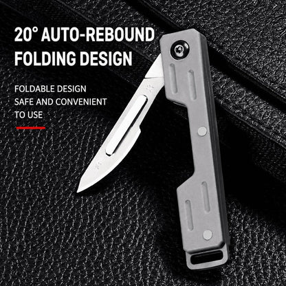 Compact Full Steel Folding Knife