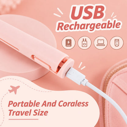 Woyuosn 2-in-1 Mini Curling Iron