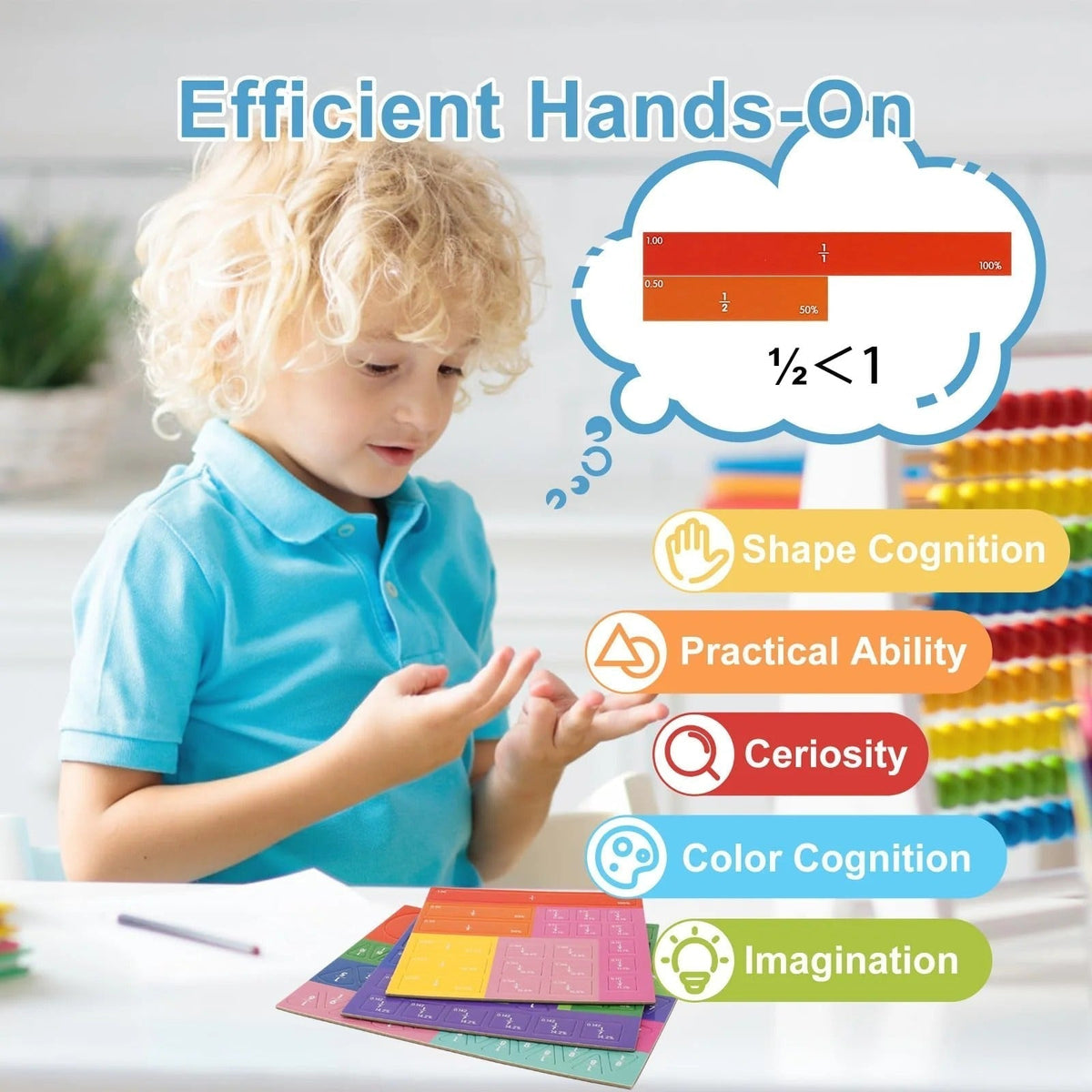 Magnet Montessori Fraction Puzzle