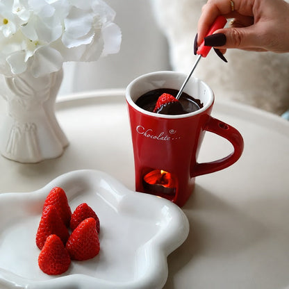 Ceramic Chocolate Fondue Mug