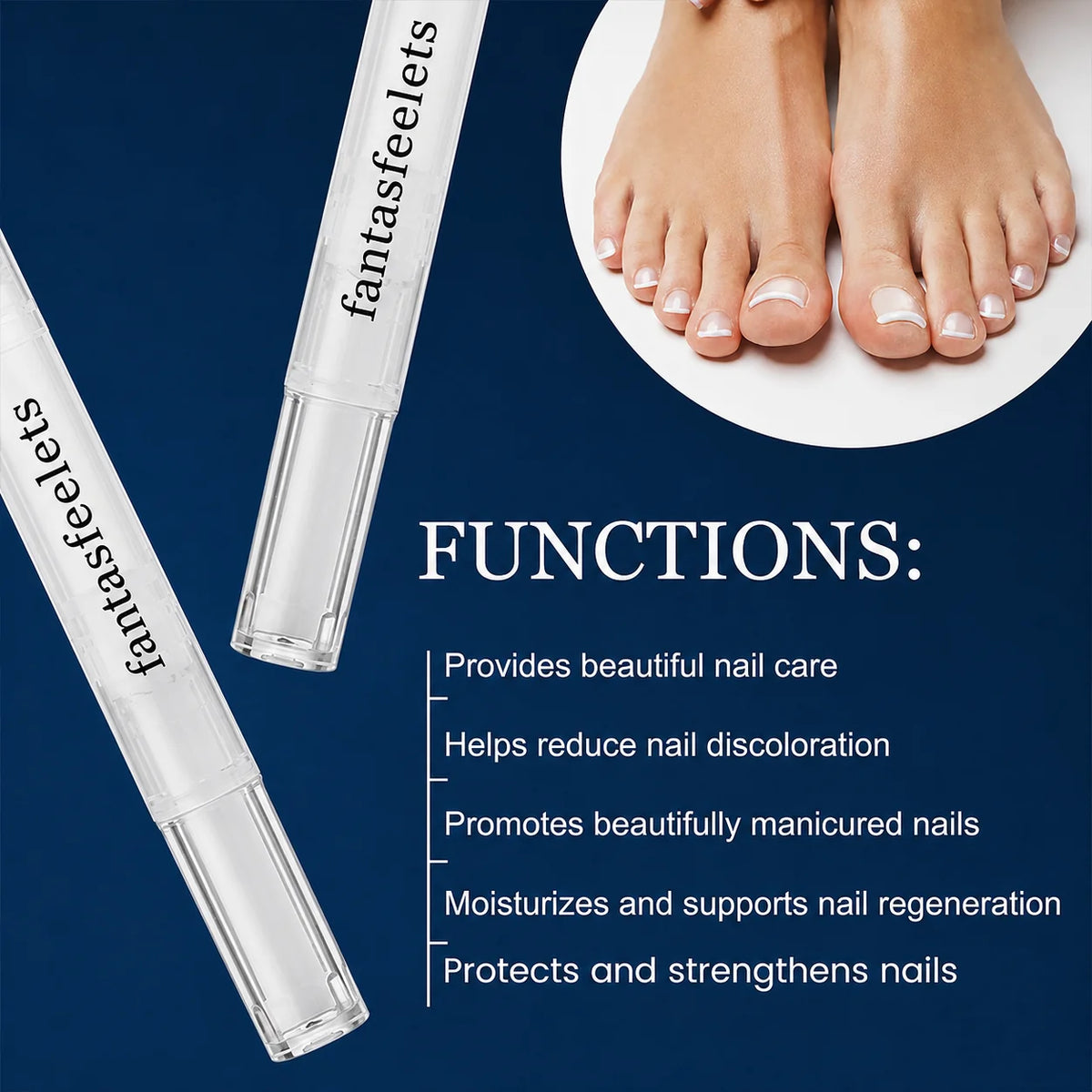 Nail repair pen functions