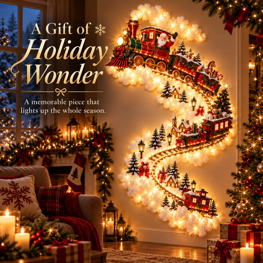 🔥 50% OFF – 🎄 Christmas Magic LED Wall Light – Bring the Holiday Magic Home ✨