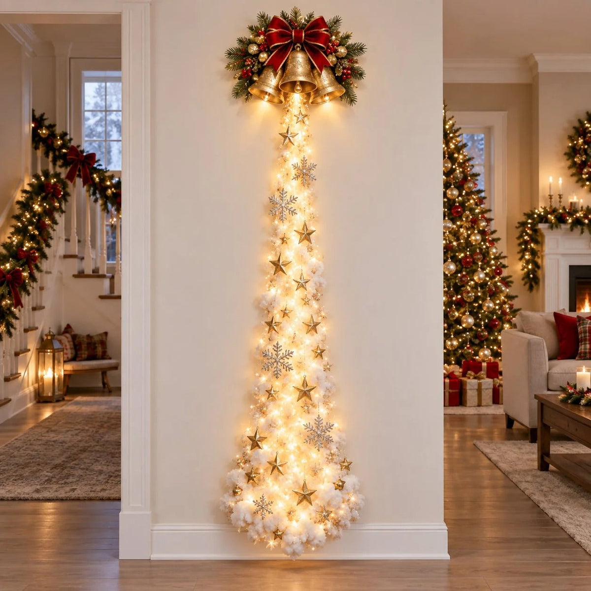 Christmas Bell Christmas Magic Trail Wall Light
